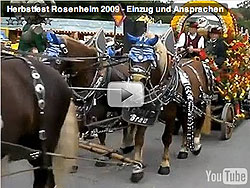 Einzug und Ansprachen Herbstfest Rosneheim